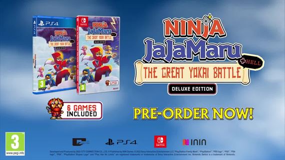Ninja JaJaMaru ukazuje hrateľnosť a spúšťa predobjednávky