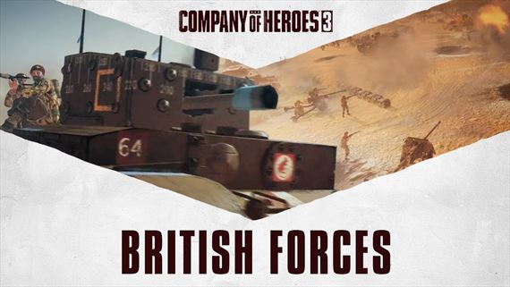 Company of Heroes 3 predvádza britské vojenské jednotky
