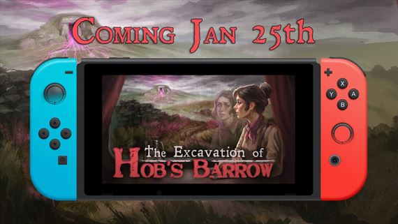 Mysteriózna adventúra The Excavation of Hob's Barrow príde na Switch