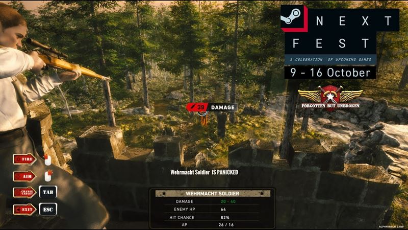 Forgotten but Unbroken ponka trailer k Steam Next Festu