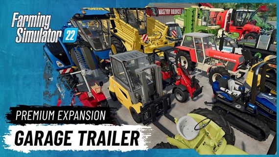 Farming Simulator 22 predvádza nové stroje z garáže prémiovej expanzie