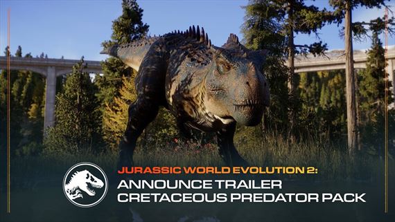 Jurassic World Evolution 2 predvádza Cretaceous Predator Pack
