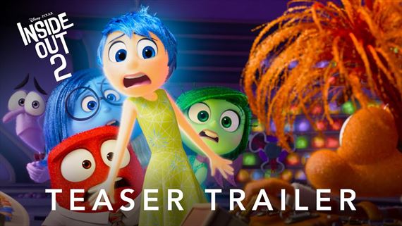 Inside Out 2 - trailer na animák
