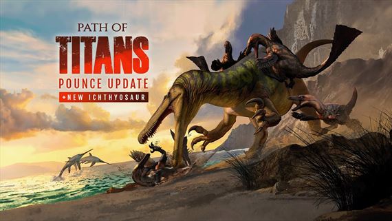 Path of Titans približuje Pounce update s agresívnymi dinosaurami