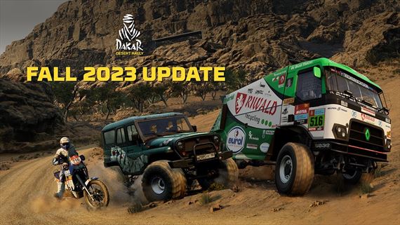 Dakar Desert Rally konečne dostáva editor a aj DLC