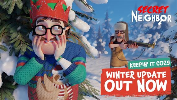 Secret Neighbor dostal zimn update Keepin' It Cozy