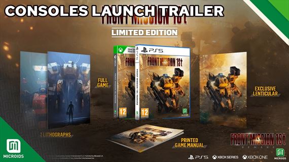 Front Mission 1St Remake dostal limitku na PS5 a Xbox