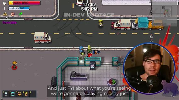 Streets of Rogue 2 vs pozva do pozadia vvoja