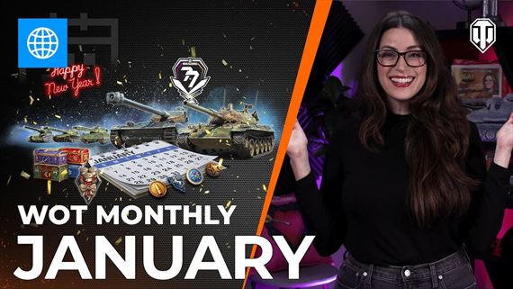 World of Tanks prináša mesačnú správu s výzvami na január