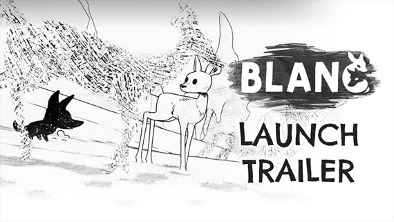 Blanc priviedol vĺča a malú srnku v zasneženom dobrodružstve