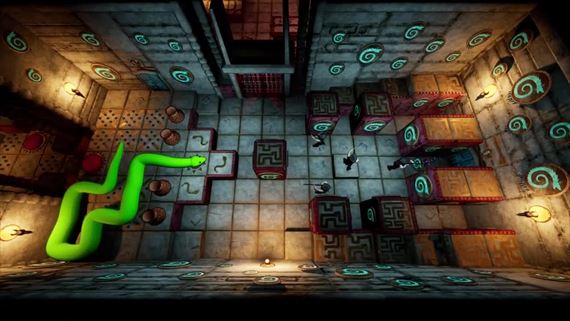 Temple Of Snek sa priplazí v dokončenom bludisku