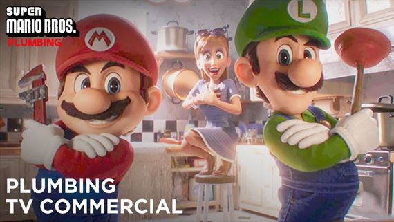 Super Mario Bros. Plumbing - reklama