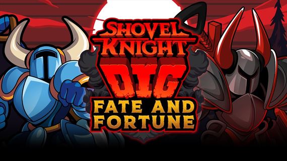 Shovel Knight Dig dostal bezplatné DLC Fate and Fortune