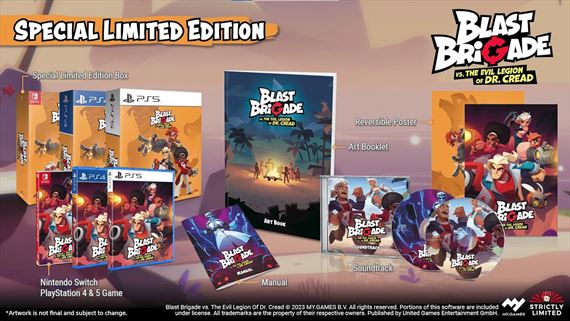 Brigade vs. the Evil Legion of Dr. Cread ukazuje pripravovanú limitku