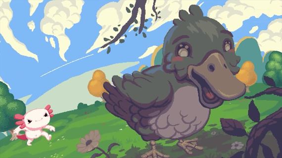 AK-xolotl bude akcia o axolotlovi vyzbrojenom AK47