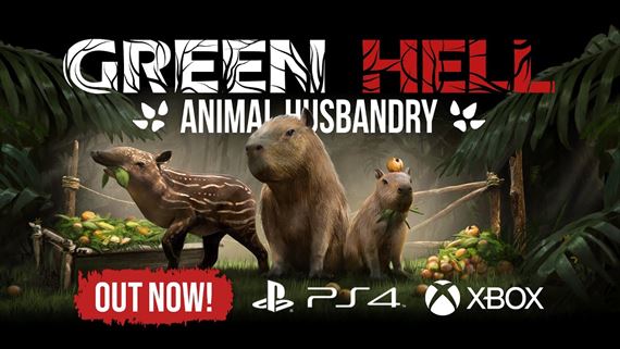 V konzolovej verzii Green Hell si už môžete pohladkať kapybaru