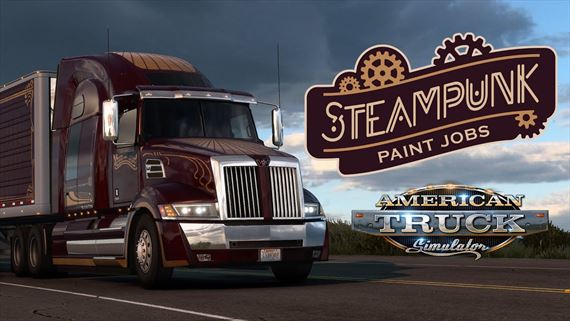 American Truck Simulator dostal Steampunk Paint Jobs DLC
