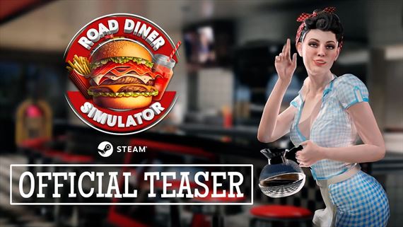 Road Diner Simulator vs nech riadi retaurciu pri Route 66