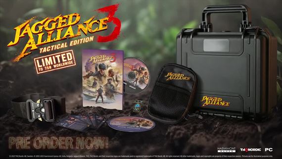 Jagged Alliance 3 predstavuje svoju zberateľskú Tactical edíciu