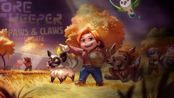 Core Keeper dostal Paws & Claws update so zvieratkami