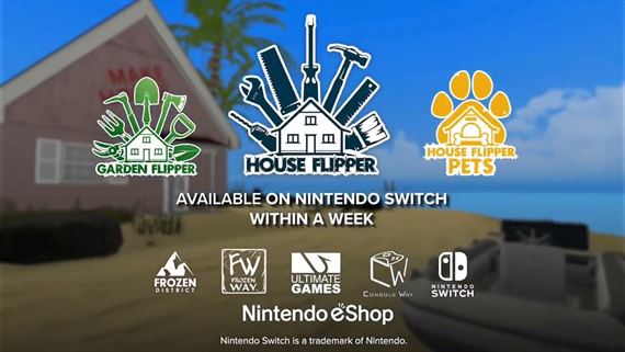 House Flipper na Switchi dostáva veľký update, prídu dve DLC