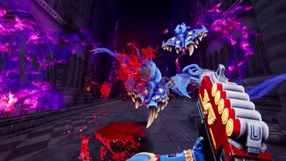 Warhammer 40,000: Boltgun ukazuje boomer shooter hrateľnosť