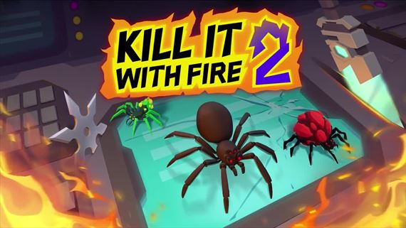 Kill It With Fire 2 pokračuje v ničení pavúkov novými zbraňami