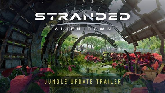 Stranded: Alien Dawn dostal update s džungľou