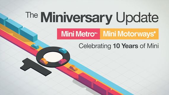Mini Metro a Mini Motorways oslavuj�, dostali nov� updaty