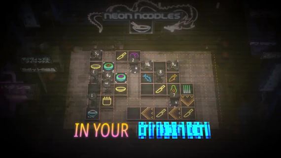 Neon Noodles čoskoro dorazí so svojou dokončenou kybernetickou kuchyňou