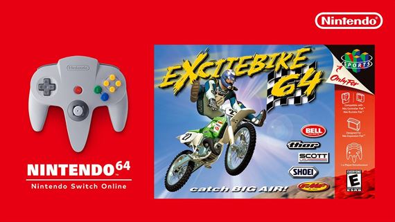 Excitebike 64 pri�iel do Nintendo Switch Online + Expansion Packu