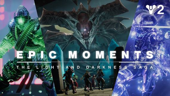 Destiny 2 ukazuje epické momenty z Light and Darkness ságy
