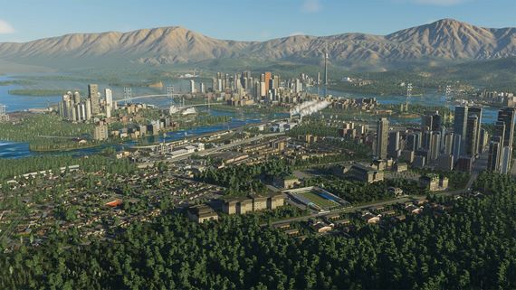 Cities: Skylines II ukazuje ekonomiku a produkciu v hre