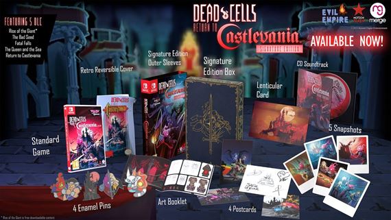 Dead Cells: Return to Castlevania vyla krabicovo na konzolch