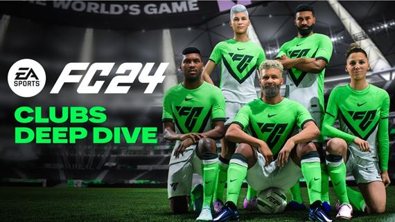 EA Sports FC24 ukazuje kluby