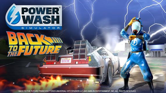V PowerWash Simulatore budete môcť umyť aj DeLorean