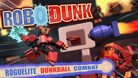 Roguelite basketbal RoboDunk vy�iel na PC a Switchi