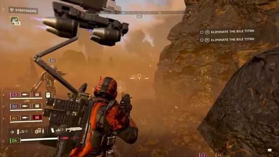 Helldivers 2 - Bile Titan liberation gameplay