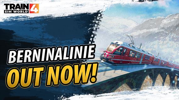 Train Sim World 4 dostal trať Berninaline: Tirano - Ospizio Bernina