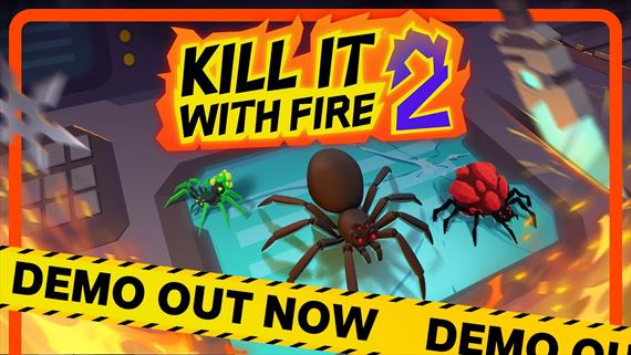 Kill It With Fire 2 dostva demo, mete sa pusti do likvidcie hmyzu