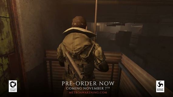 Metro Awakening ukazuje streľbu na nepriateľov pištoľou Tokarev