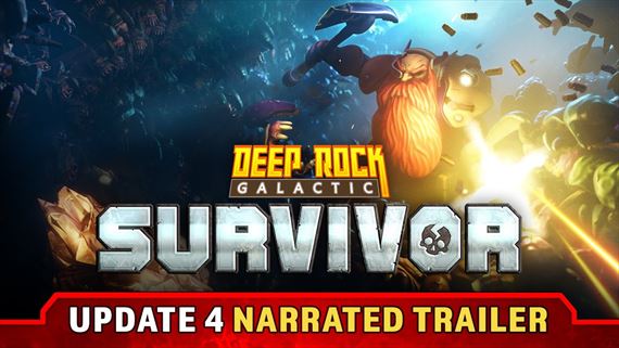 Štvrtý update pre Deep Rock Galactic: Survivor prináša nové výzvy
