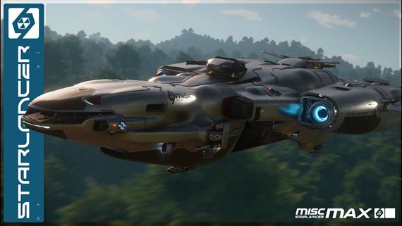 Star Citizen ukázal novú loď MISC Starlancer