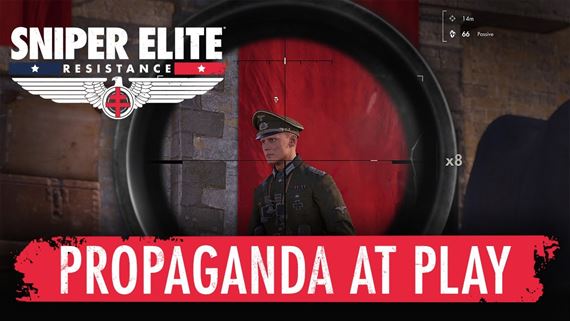 Autori Sniper Elite Resistance približujú novinku v sérii - propaganda misie