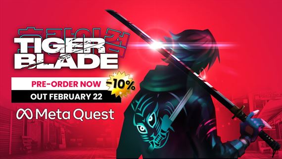 Akn VR hra Tiger Blade vyjde na Questy budci tde