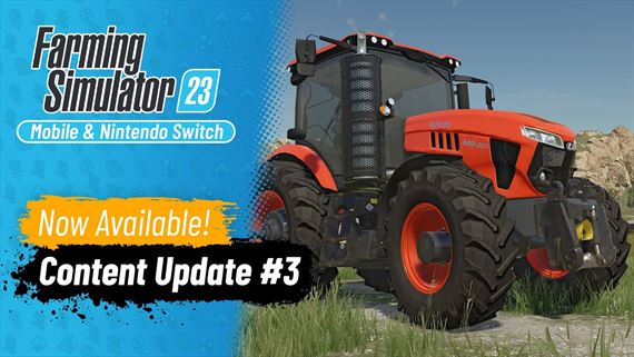 Farming Simulator 23 dostal zadarmo nové Kubota stroje