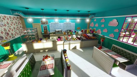 V Candy Shop Simulatore si otvorte cukrre