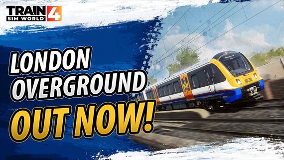 Train Sim World 4 predvdza trasu London Overground 