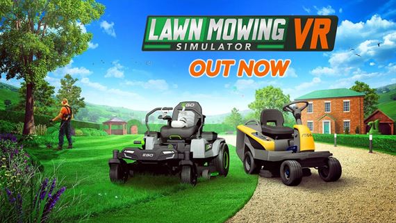 Lawn Mowing Simulator VR vyšiel na Queste