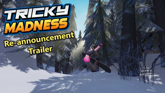 Snowboardov hra Tricky Madness sa pripomna